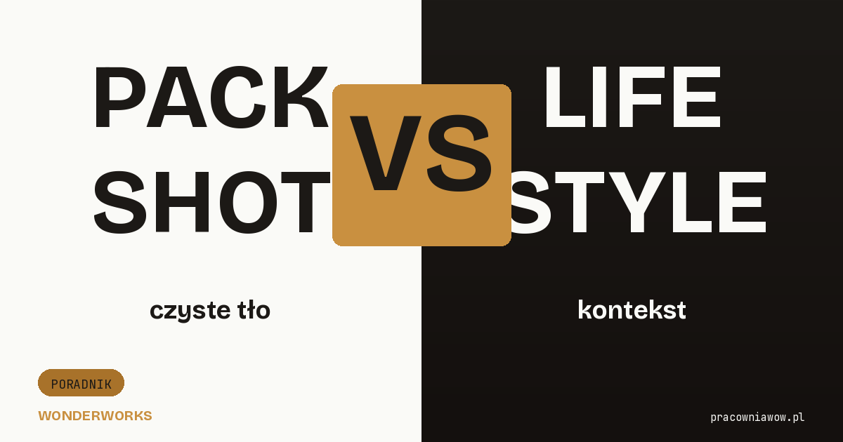 Packshot vs lifestyle